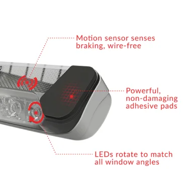 MAXSA® Innovations Impulse® Braking Bar Emergency LED Brake Light - Image 6